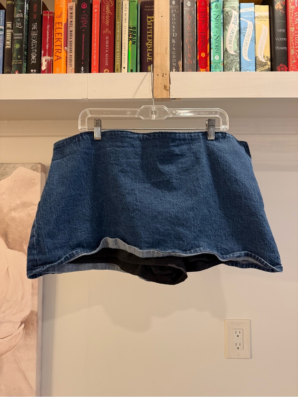 Abercrombie & Fitch Indigo Denim Mini Skort